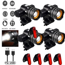 40000LM Rechargeable LED MTB Bicycle Light Racing Bike Front Headlight&Rear Lamp Bicycle Accessories price