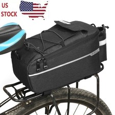 Bike Rear Rack Bag 10L Insulated Bicycle Trunk Bag Storage Luggage Cargo Bag US Bicycle Accessories price