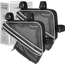 2 PACK Bike Accessories Triangle Bag, Bike Bags with Bike Water Bottle Holder Bicycle Accessories price