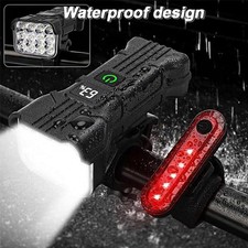 40000LM Rechargeable LED MTB Bicycle Light Racing Bike Front Rear Headlight Bicycle Accessories price