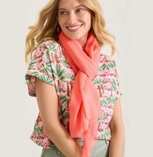 Echo Women’s Coral Solid Crinkle Polyester Fringe Shawl/Wrap EE0019 Shawl price