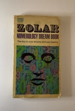 ZOLAR - Numerology Dream Book 1971 PB DREAM INTERPRETATION ASTROLOGY Occult 1st Astrology - Fortune - Dream Interpretation price