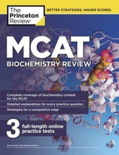 MCAT Biochemistry Review (Graduate School Test Preparation) - Paperback - GOOD YGS and LYS Books price