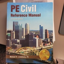 PE Civil Reference Manual 16th Edition Michael R Lindeburg PPI Exam Prep YGS and LYS Books price