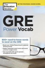 GRE Power Vocab (Graduate School Test Preparation) - Paperback - GOOD YGS and LYS Books price