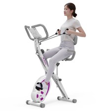 Folding Upright Stationary Exercise Bike LCD Monitor US Stock Exercise Bikes price