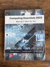 Computing Essentials 2023 ISE, O'Leary, Daniel Other Computer Books price