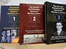 Authentic Set Of The Secret Relationship Between Blacks &Jews Vol. 1, 2,3 Historical price