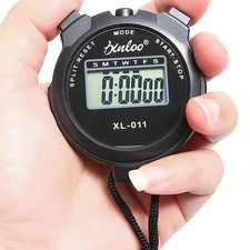 Stopwatch Digital LCD Sports Counter Timer Watch Handheld Countdown Stop Timer.. Stopwatch price