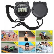 Stopwatch Digital LCD Sports Counter Timer Watch Handheld Countdown Stop Timer.. Stopwatch price
