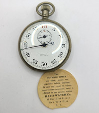 Rare Olympic Timer Hafis Watch Co. Mechanical Stopwatch Stopwatch price