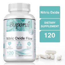 Nitric Oxide Flow 120pcs - Increase Strength & Muscle Growth, Blood Circulation Amino Acid price