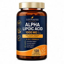 Alpha Lipoic Acid 1000 MG 6-in-1 Formula with Turmeric, Selenium, Vitamin C, E & Amino Acid price