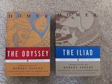 Homer / The Odyssey & The Iliad Trade Paperback Set Translated Robert Fagles Translated Novels price