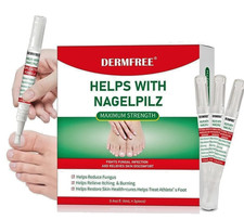DERMFREE HELP WITH NAGELPILZ MAXIMUM STRENGTH 0.4 ONZ X 3 PCS. 08/15/2027 Dermocosmetic Products price