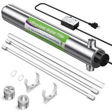 12GPM UV Water Filter System for Whole House + Extra Bulb, 120V 55W Water Bottle & Bottle & Purification System price