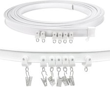 Ceiling Curtain Track Window Rod Rail System Flexible Curve Divider Rv Privacy Curtain Accessory price