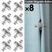 Curtain Magnetic Weights Closure Buttons Prevent Light Leak Drapery Fastener Cli Curtain Accessory price