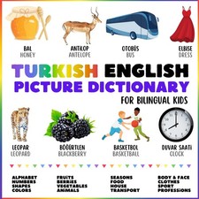 Turkish English Picture Dictionary for Bilingual Kids: Visual Turkish Wordbook w Turkish Dictionary price