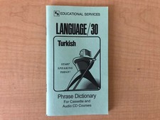Turkish Phrase Book / Dictionary - Pocket Size - by Language/30 Turkish Dictionary price