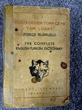 Vintage “The Complete English-Turkish Dictionary” 1954 Book Turkish Dictionary price