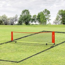 279.5" L Outside Football/Soccer Tennis Badminton Net w/ Storage Bag, Red Tennis & Badminton price