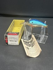 Vintage Rapala Rattlin Fat Rap RFR-5 SB Silver Blue Bass Fishing Lure NOS NIP Artificial Bait / Rapala price