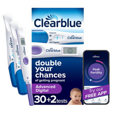 Clearblue Advanced Digital Ovulation Test Kit 30 Tests + 2 Pregnancy Tests 04/27 Pregnancy / Ovulation Test price