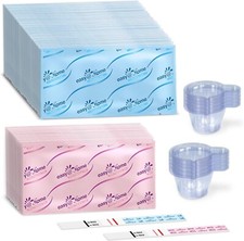 Easy@Home 100 Ovulation Test and 20 Pregnancy Test Strips, Powered by Premom APP Pregnancy / Ovulation Test price