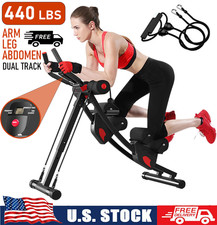 Dual Track Ab Workout Equipment for Stomach Workout in Home Gym Foldable Fitness Fitness Equipment price