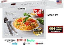 SYLVOX 15.6” Under Cabinet Kitchen Smart HD-TV google-TV WiFi Flip-Down RV boat Televisions price