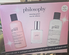 Philosophy Amazing Grace Toiletries Set Eau de Toilette Shower Gel Bergamot Philosophy Sets price