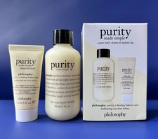 New Philosophy Purity Made Simple Mini Duo Cleanser & Moisturizer Travel Set NIB Philosophy Sets price