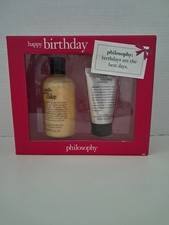 New Philosophy Happy Birthday Set Vanilla Birthday Cake & Sweet Creamy Frosting Philosophy Sets price
