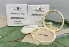 LOT OF 2 Philosophy Purity Made Simple Shield Perfect Flawless Powder .38 oz NIB Philosophy Sets price