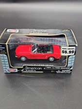 Motor Max American Classics 1964 1/2 Ford Mustang 1/43 Scale  Red Damaged Box American Classics price