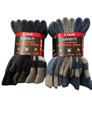 Lot of 6 PAIRS AVALANCHE MEN ULTIMATE THERMAL CREW SOCKS 6-12 SHOE SIZE American Classics price