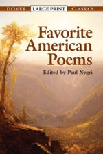 Favorite American Poems (Dover Large Print Classics) - Paperback - GOOD American Classics price
