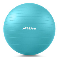 Anti-Slip Exercise Yoga Ball Extra Thick Stability Ball w/ Pump 22 inc -Turkis Pilates Ball price