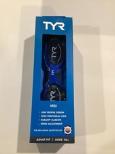 Try Vesi Adult Fit Low Profile Anti-fog Swim Goggles Blue Swim Goggles price