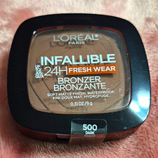 L'Oréal Paris Infallible 24H Fresh Wear Matte Waterproof Bronzer Dark 0.31 oz Bronzers price