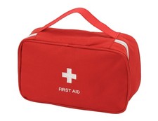 Portable Empty First Aid Kit Bag, Travel Medicine Pouch, Small Medical Bag (Red) Medicine Storage & Carrying Bag price