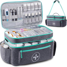 BAGSFY Travel Medicine Bag Organizer, Medical Bag Empty, Pill Bottle Organizer f Medicine Storage & Carrying Bag price