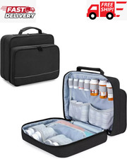 Damero Pill Bottle Organizer, Medicine Storage Bag Medication Travel Black Medicine Storage & Carrying Bag price