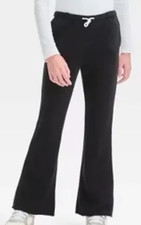 NEW Art Class Girls’ Fold-over Black Flared Fleece Sweatpant Size XL (14) Girls' Pants price