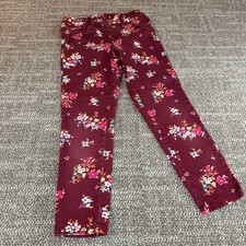 Carters Girls Burgundy Floral Jegging Pants Maroon Size 7 Girls' Pants price
