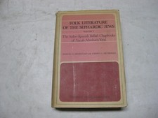 Folk Literature of the Sephardic Jews, The Judeo-Spanish Ballad Chapbooks of .. Folk Literature price
