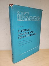 Studies In Aggadah And Folk Literature Scripta Hierosolymitana Volume 22 Folk Literature price