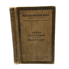 Antique Fables and Folk Stories Riverside Literature 1890 Horace E. Scudder Folk Literature price
