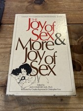 1972 THE JOY OF SEX AND MORE JOY OF SEX  2 Books Box Set by Dr Alex Comfort Health and Sexuality Books price